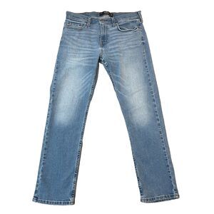 Hollister Slim Straight Epic Flex Mid Rise Jeans Mens 31x27 Blue Denim